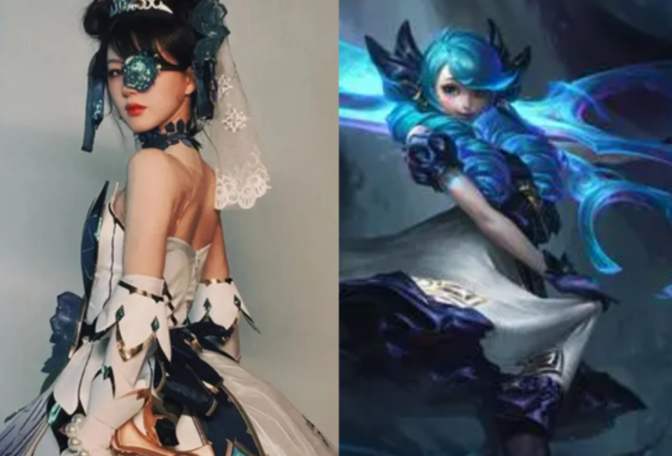 赵露思的英雄联盟格温cosplay，惊艳还是炒作？