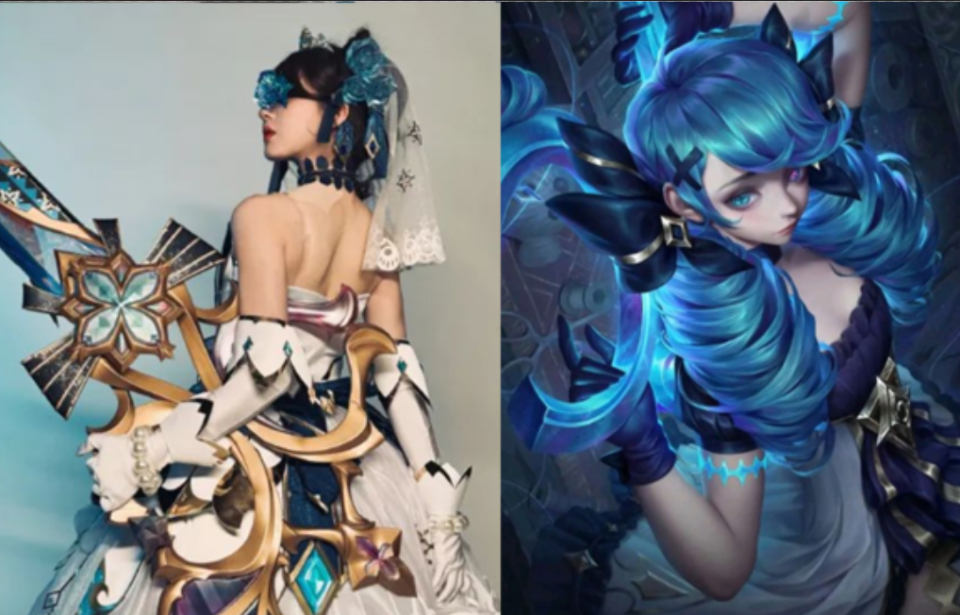 赵露思的英雄联盟格温cosplay，惊艳还是炒作？