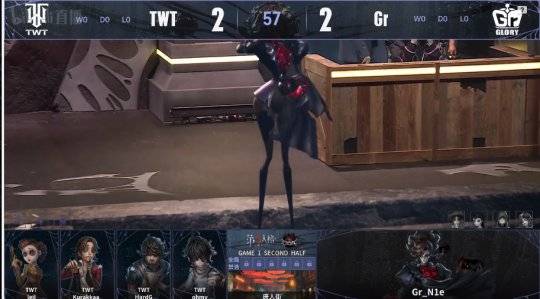 第五人格COA VII：Gr_N1e连续两局四抓，拿下最佳演绎并获胜！