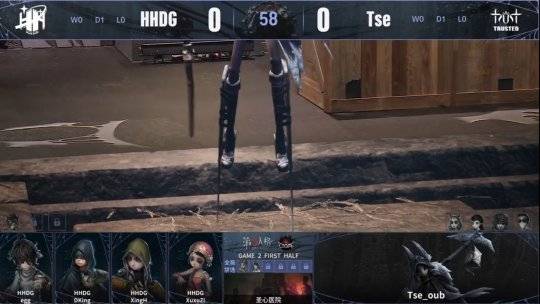 第五人格COA VII：HHDG_tzym守夜人开门战运营拿下四抓，险胜Tse