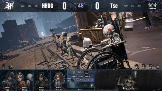 第五人格COA VII：HHDG_tzym守夜人开门战运营拿下四抓，险胜Tse